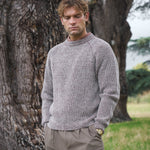 Sink Christian Chunky Knit in Brown and Cream