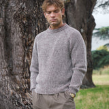Sink Christian Chunky Knit in Brown and Cream