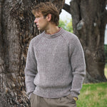 Sink Christian Chunky Knit in Brown and Cream