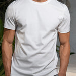 Sink Luxe Mercerised Cotton Tee in White