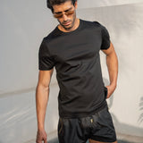 Sink Luxe Mercerised Cotton Tee in Black