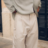 Sink Tailored Loose Pant in Cream