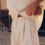 Sink Tailored Loose Pant in Cream