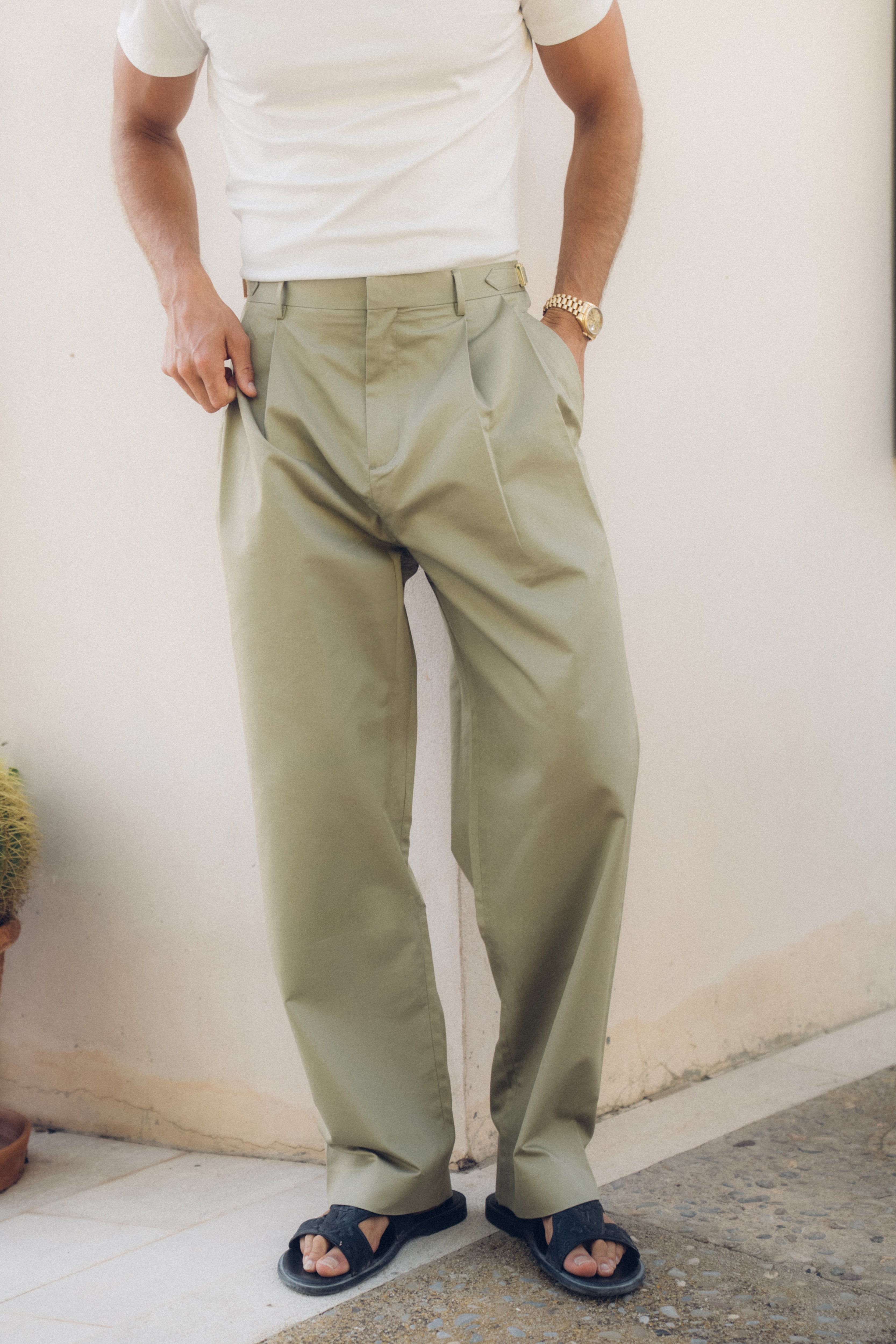 Sink Tailored Loose Pant in Mint