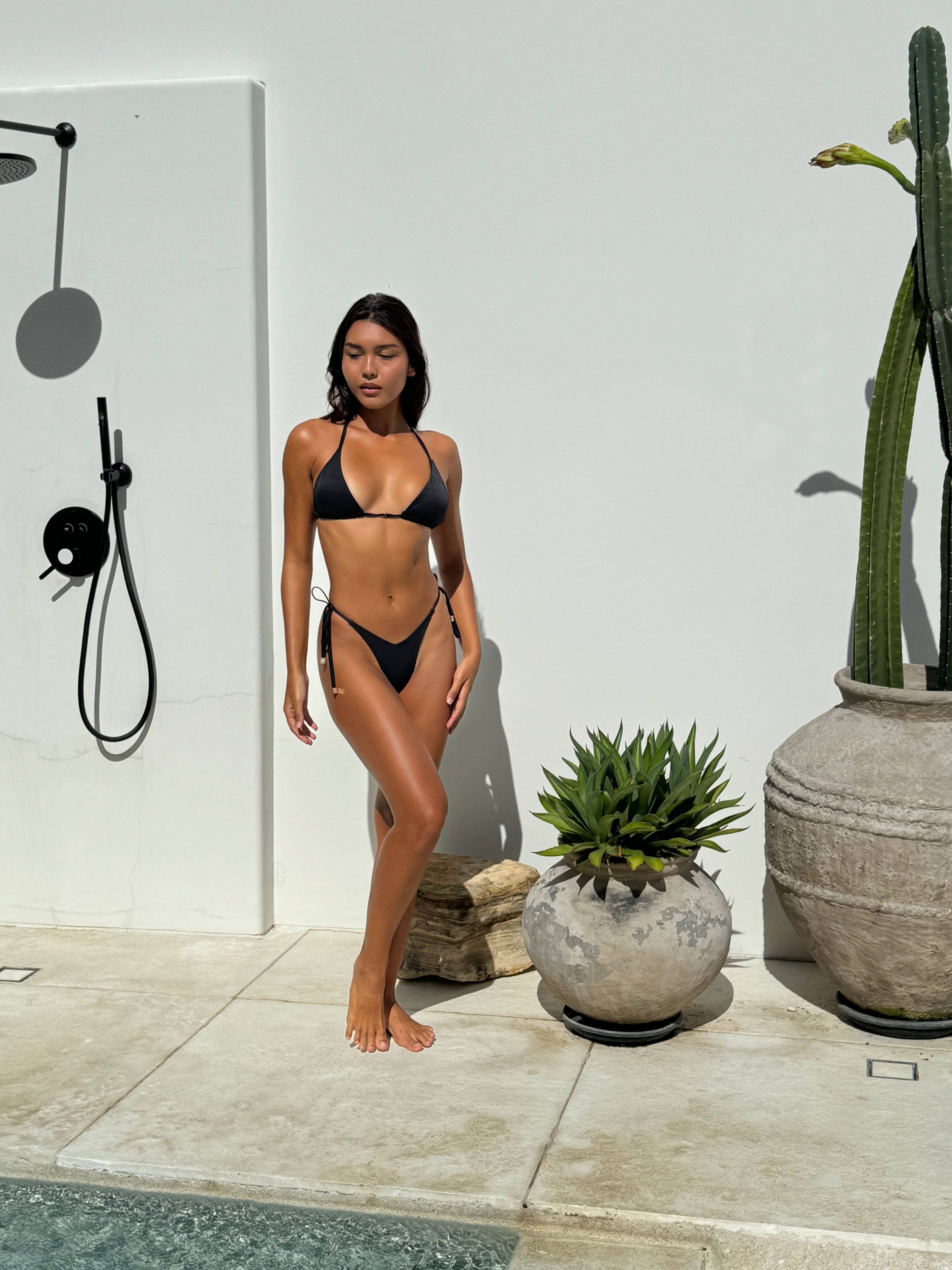 Sink Monaco Resort Bikini Top in Black