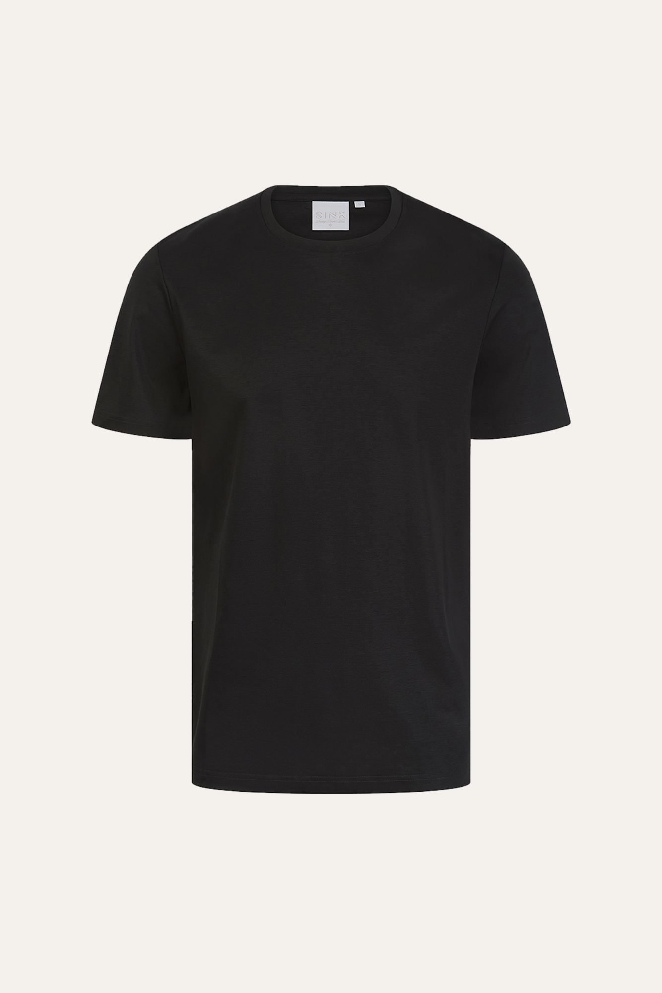 Sink Luxe Mercerised Cotton Tee in Black