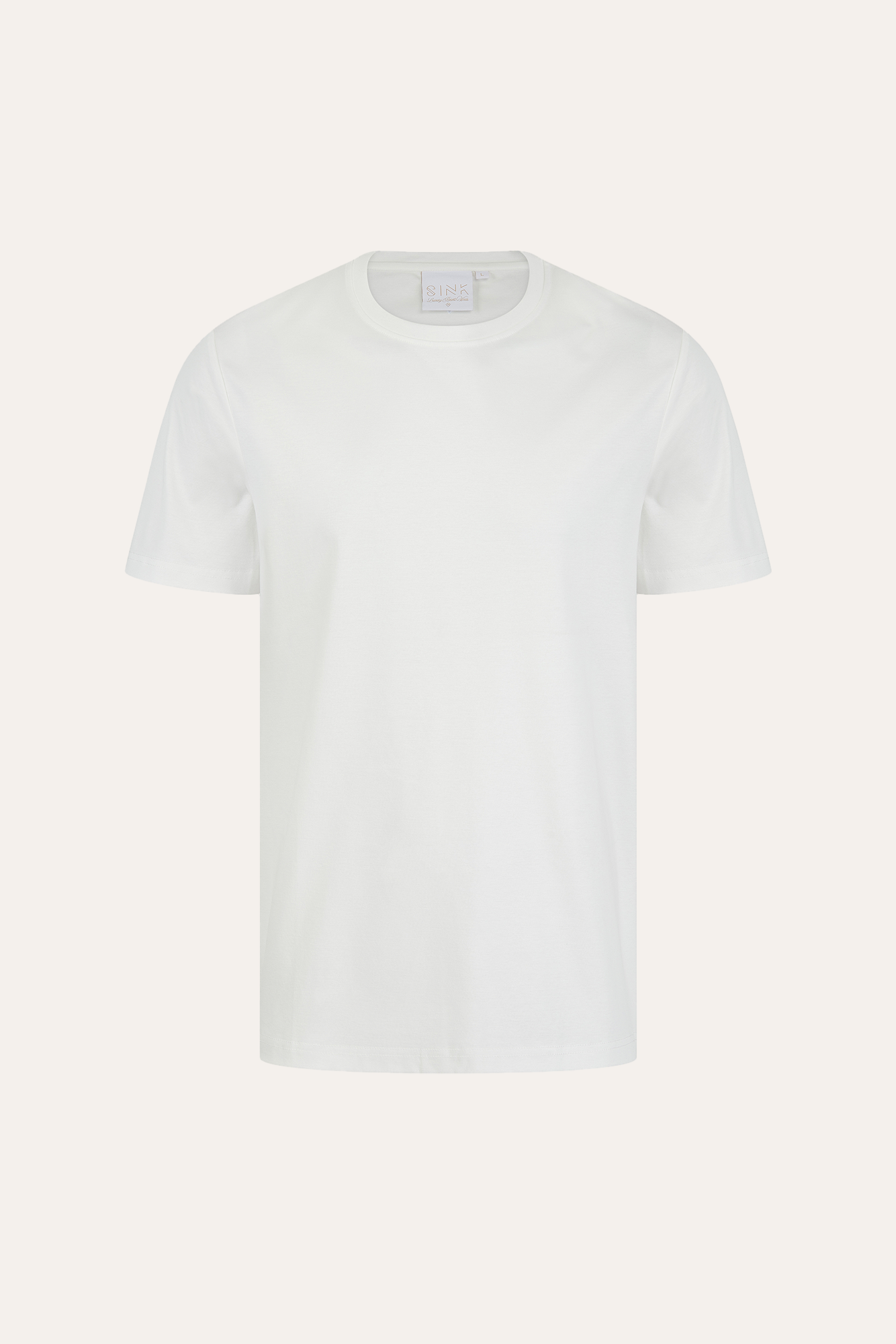 Sink Luxe Mercerised Cotton Tee in White