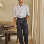 Sink Cabo Linen Shirt in Baby Blue