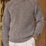 Sink Christian Chunky Knit in Brown and Cream