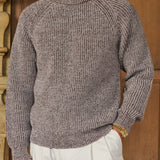 Sink Christian Chunky Knit in Brown and Cream