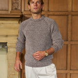 Sink Christian Chunky Knit in Brown and Cream