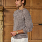 Sink Christian Chunky Knit in Brown and Cream