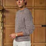Sink Christian Chunky Knit in Brown and Cream