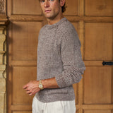 Sink Christian Chunky Knit in Brown and Cream