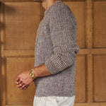 Sink Christian Chunky Knit in Brown and Cream