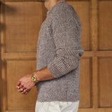 Sink Christian Chunky Knit in Brown and Cream