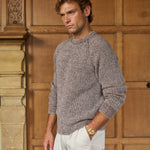 Sink Christian Chunky Knit in Brown and Cream