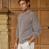 Sink Christian Chunky Knit in Brown and Cream