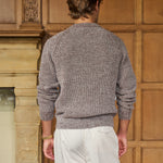 Sink Christian Chunky Knit in Brown and Cream