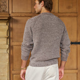 Sink Christian Chunky Knit in Brown and Cream
