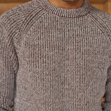 Sink Christian Chunky Knit in Brown and Cream