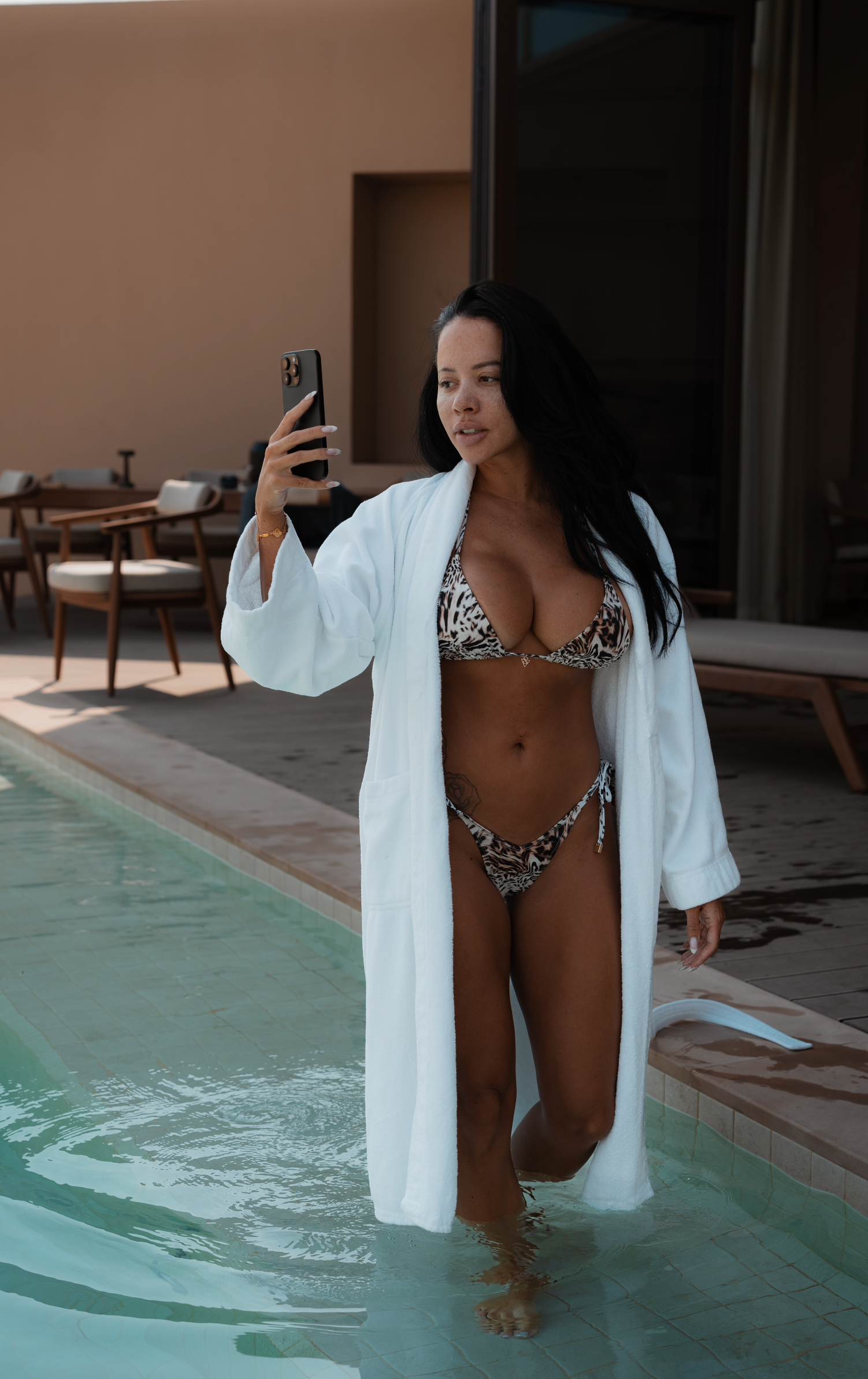 Sink Monaco Resort Bikini Bottoms in Leopard