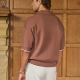 Sink Manolita Short Sleeve Knit in Dark Sand