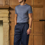 Sink Luxe Mercerised Cotton Tee in Slate