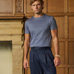 Sink Luxe Mercerised Cotton Tee in Slate