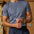 Sink Luxe Mercerised Cotton Tee in Slate