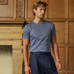 Sink Luxe Mercerised Cotton Tee in Slate