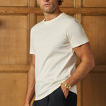 Sink Luxe Mercerised Cotton Tee in Vanilla