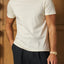 Sink Luxe Mercerised Cotton Tee in Vanilla