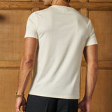 Sink Luxe Mercerised Cotton Tee in Vanilla
