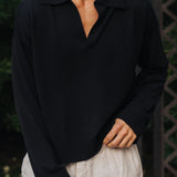 Sink Luxe Merino Wool Long Sleeve in Black