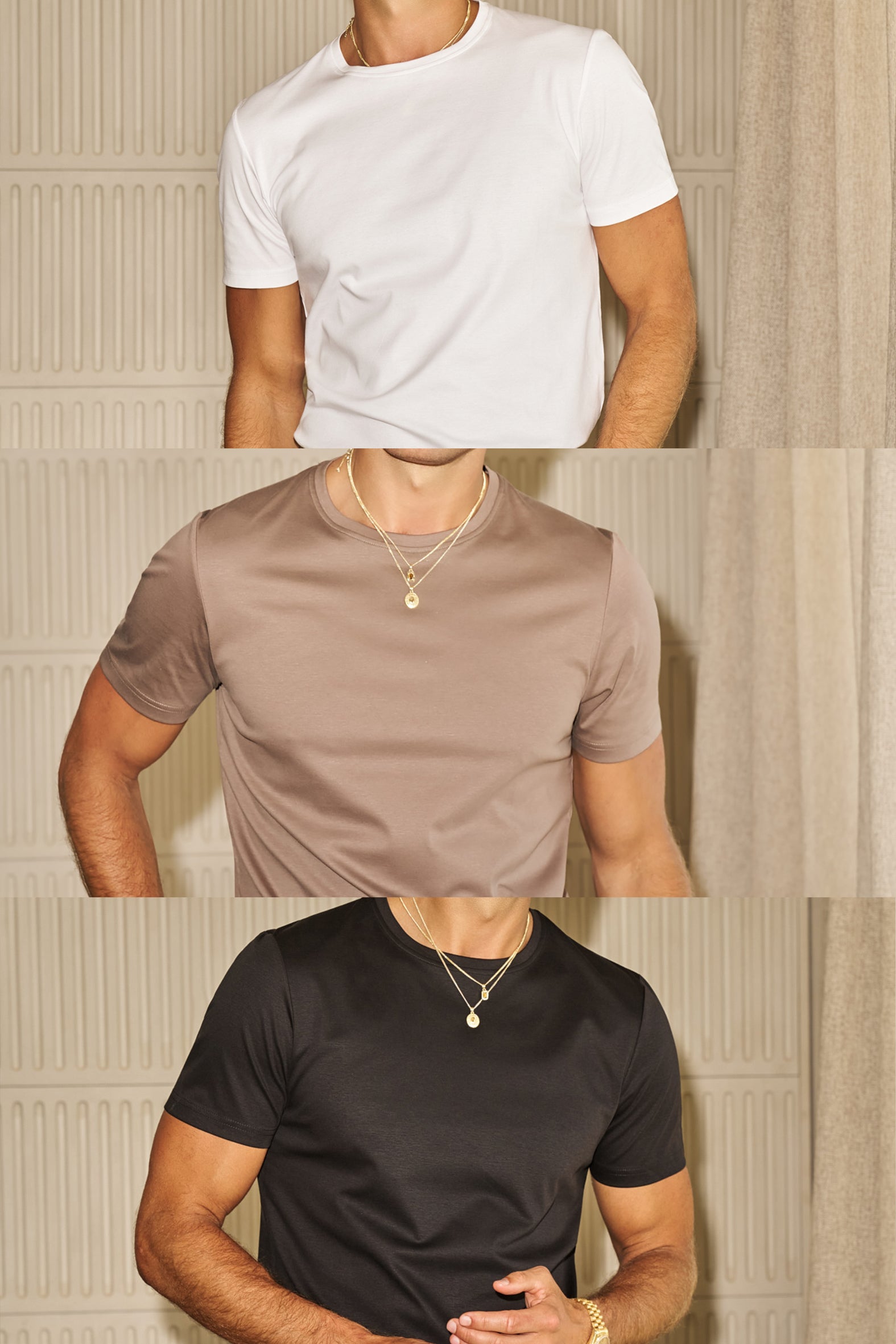 Sink Luxe Mercerised Portland Pack of 3 Tees