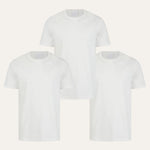 Sink Luxe Mercerised White Pack of 3 Tees